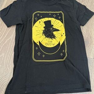Bella Canvas Black Tee with Yellow Crow Graphic